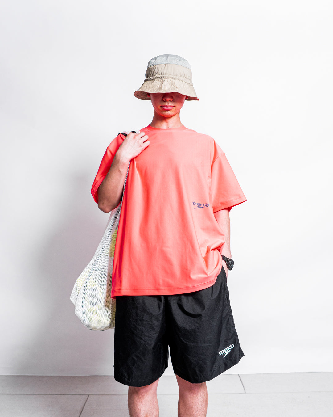 【Hybrid Tee / 水陸両用】Speedo (スピード) RASH GUARD TEE