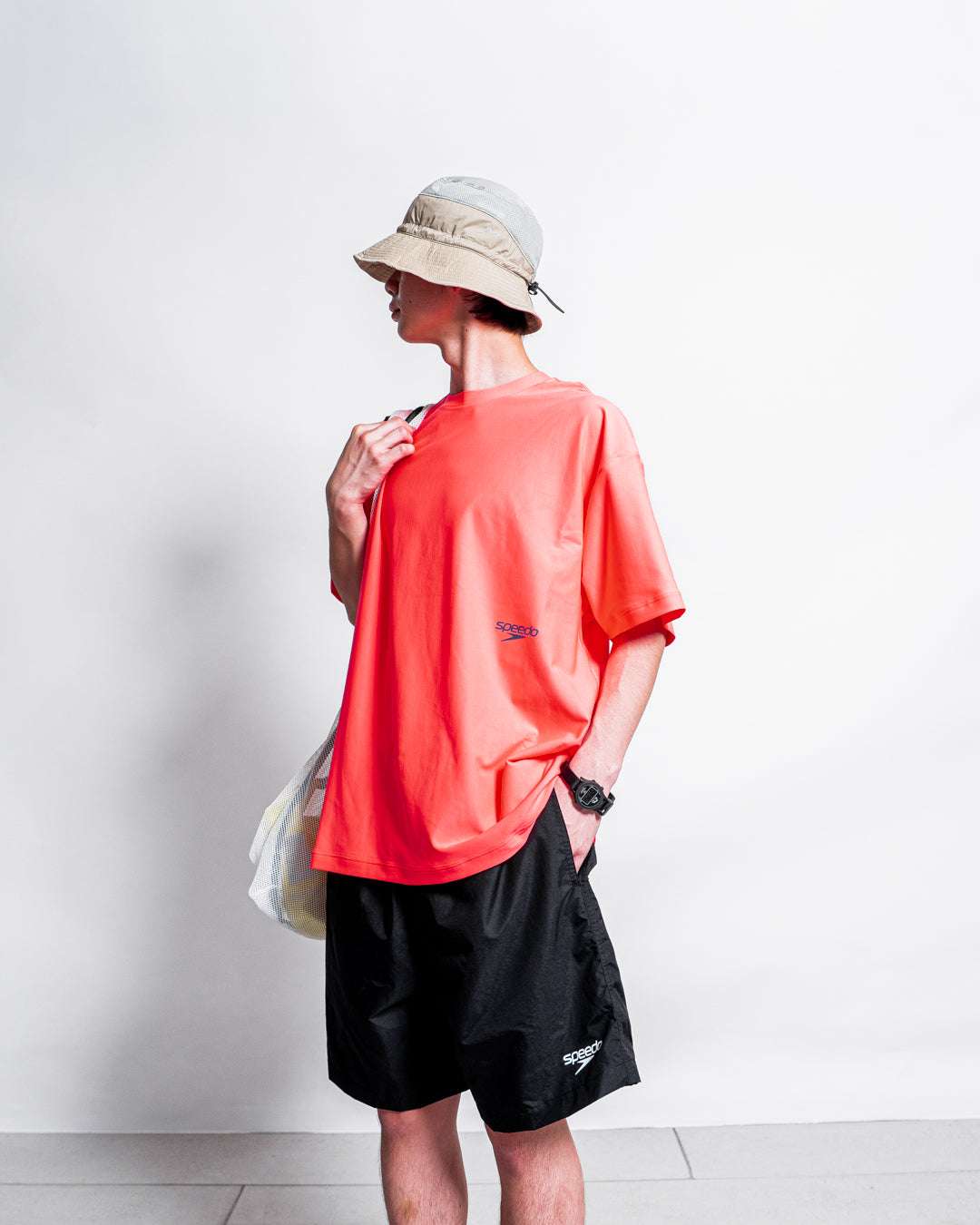 【Hybrid Tee / 水陸両用】Speedo (スピード) RASH GUARD TEE