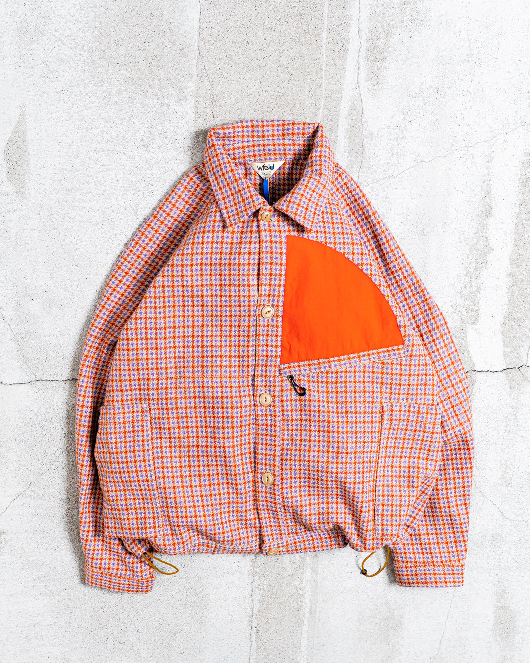 wfeld Wool-Nylon Tweed Short Shirt Jacket