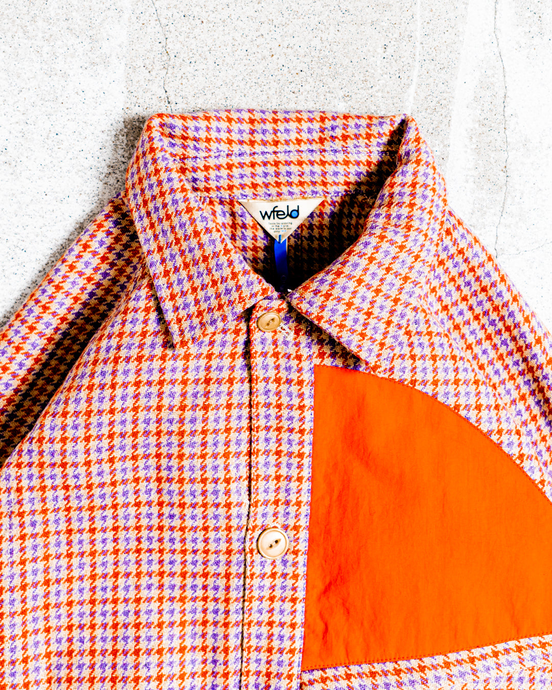 wfeld Wool-Nylon Tweed Short Shirt Jacket