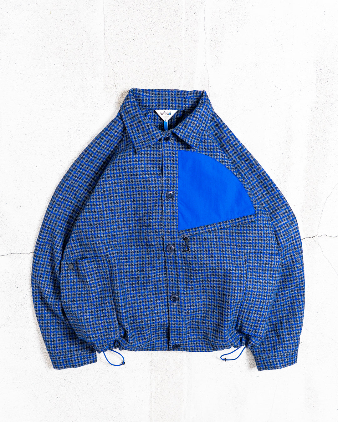 wfeld Wool-Nylon Tweed Short Shirt Jacket