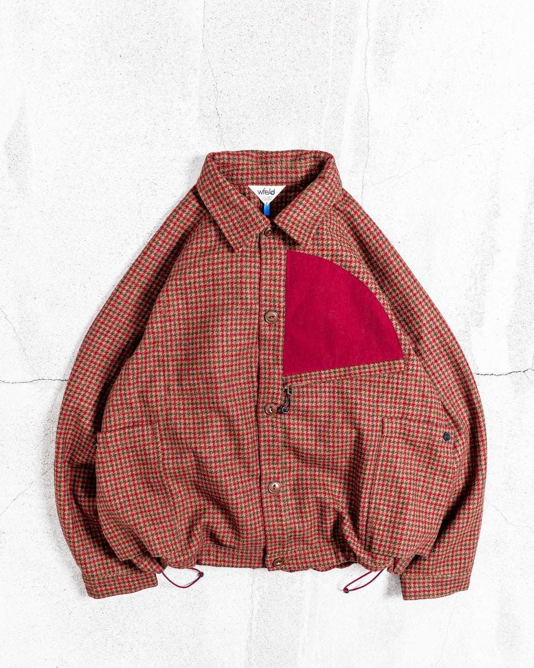 wfeld Wool-Nylon Tweed Short Shirt Jacket