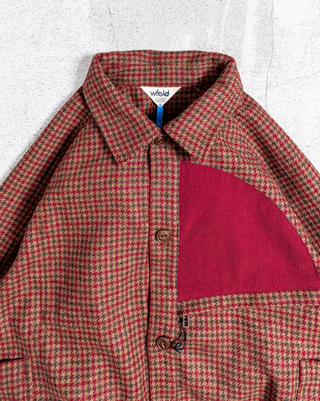 wfeld Wool-Nylon Tweed Short Shirt Jacket