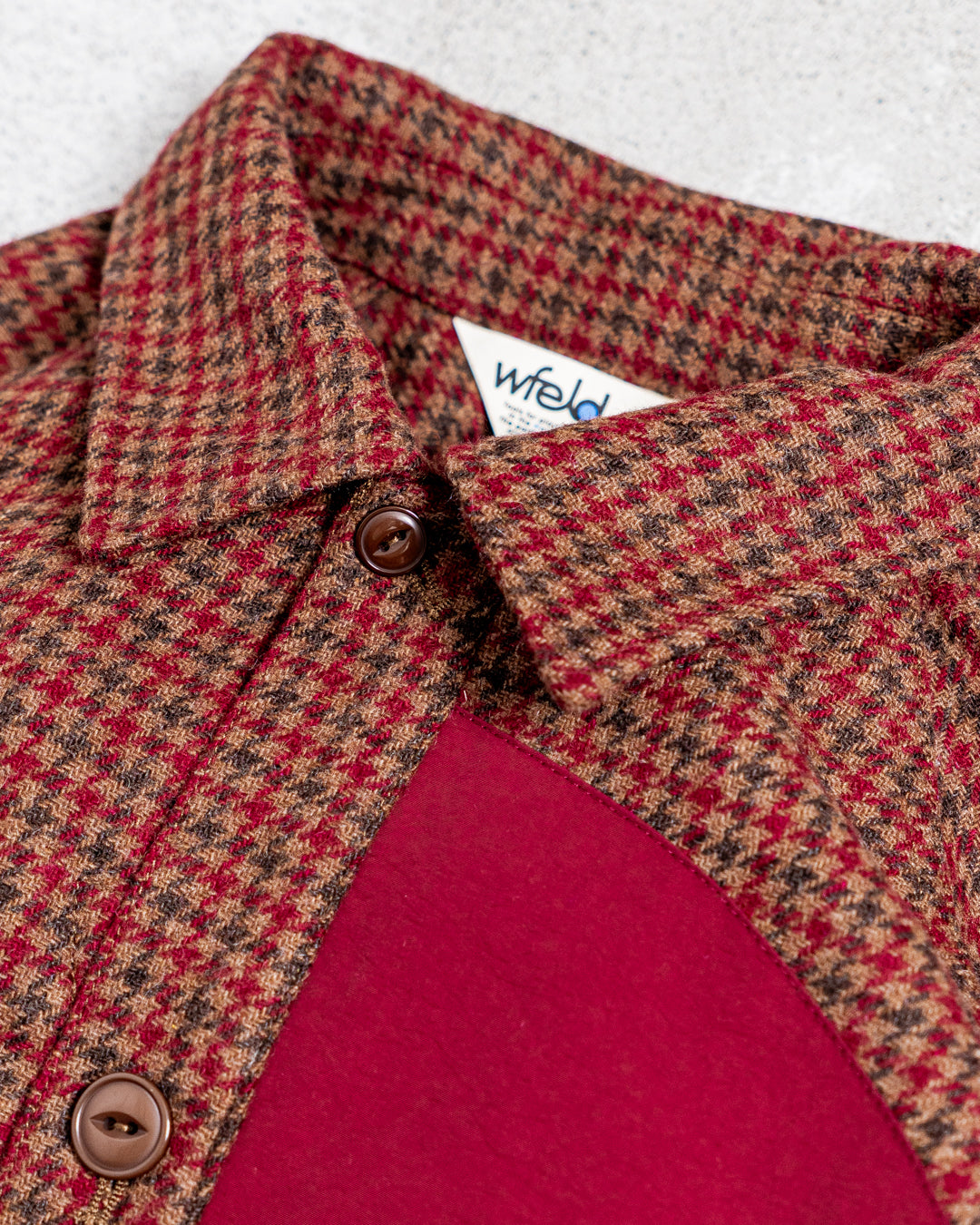 wfeld Wool-Nylon Tweed Short Shirt Jacket