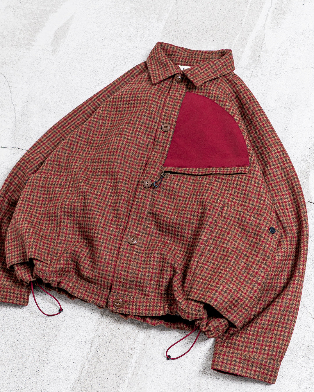 wfeld Wool-Nylon Tweed Short Shirt Jacket