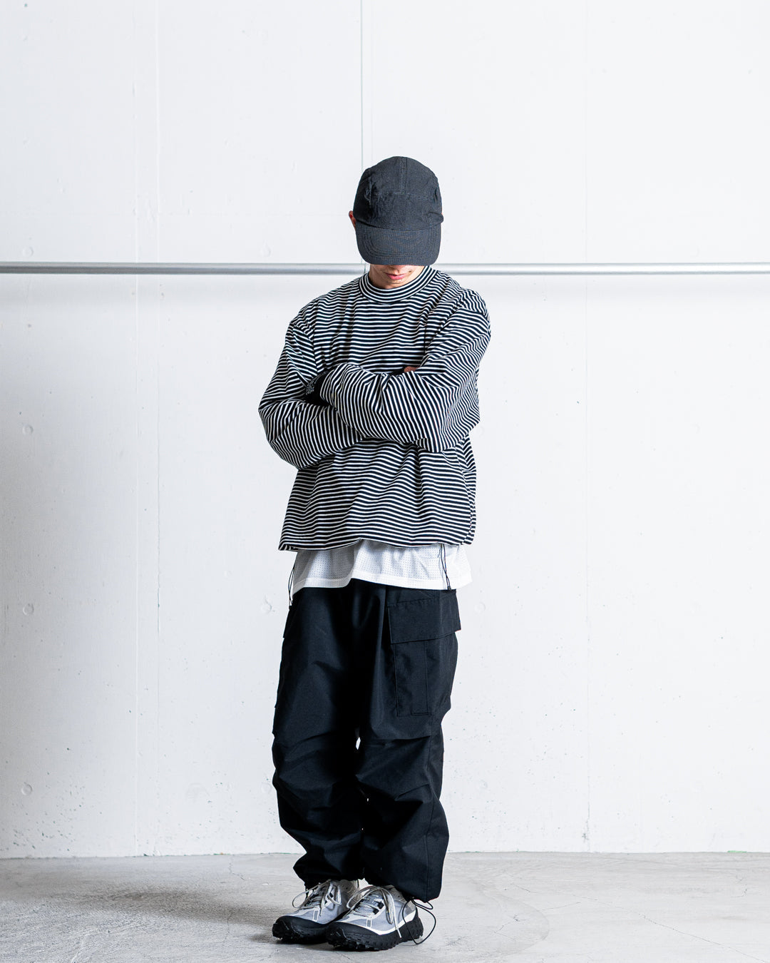 ES.1 Border LS T-Shirt