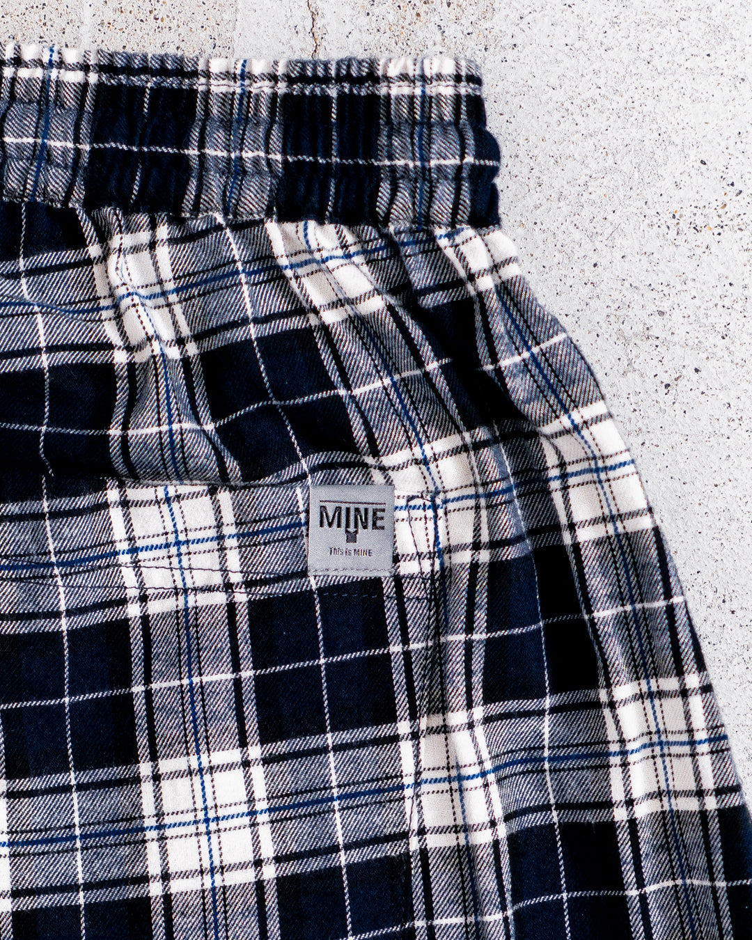 MINE Flannel Check Easy Pants