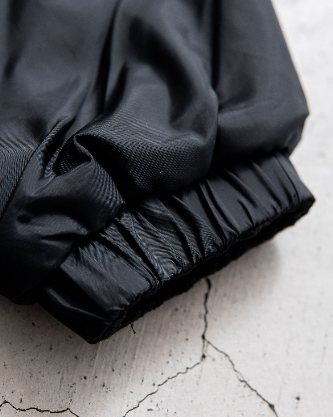 【REVERSIBLE】MINE Nylon/Polyester Reversible Double Zip Jacket