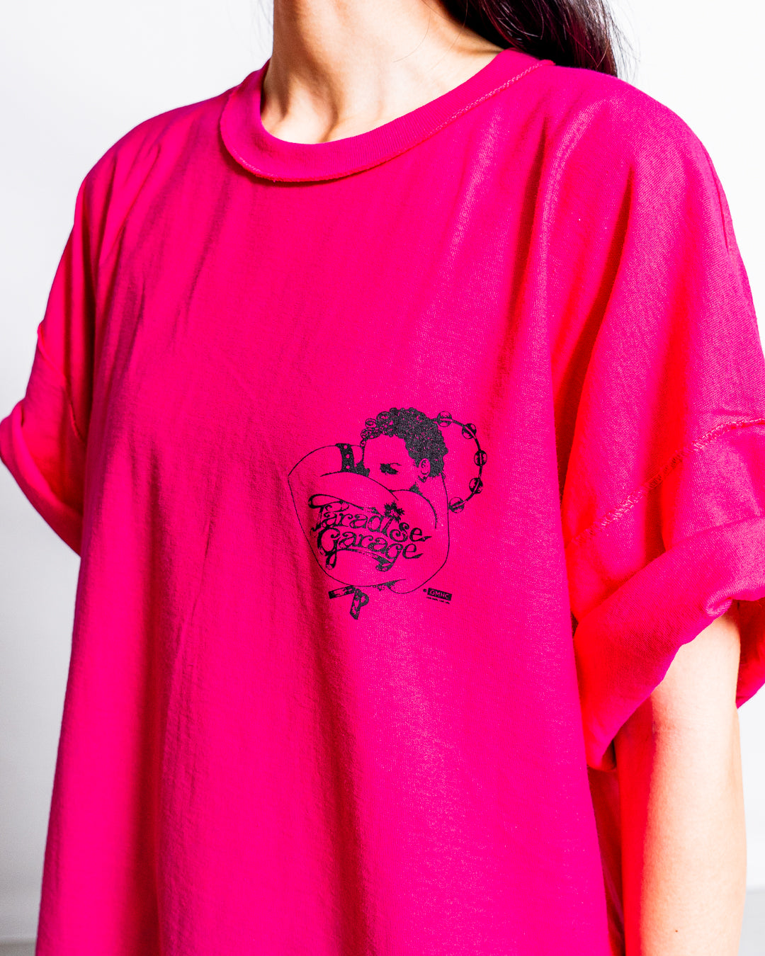 【collabolation】ISNESS MUSIC × PARADISE GARAGE™ T-SHIRT (LEFT CHEST)