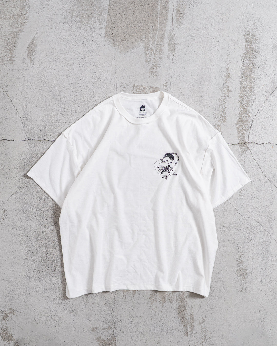【collabolation】ISNESS MUSIC × PARADISE GARAGE™ T-SHIRT (LEFT CHEST)