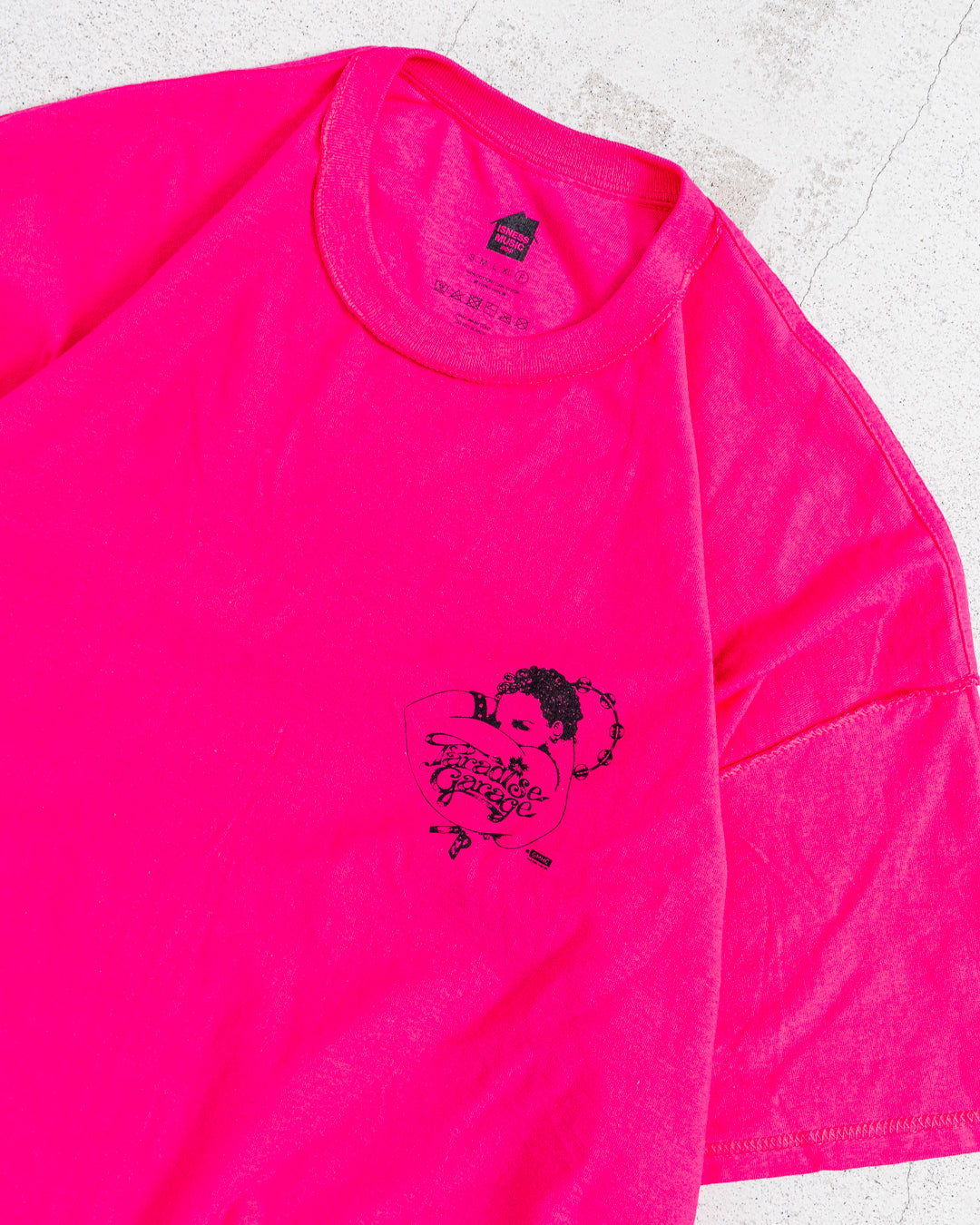【collabolation】ISNESS MUSIC × PARADISE GARAGE™ T-SHIRT (LEFT CHEST)