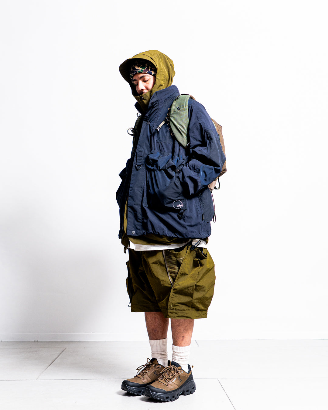 wfeld 2-Way Stretch Ripstop Mountain Short Jacket