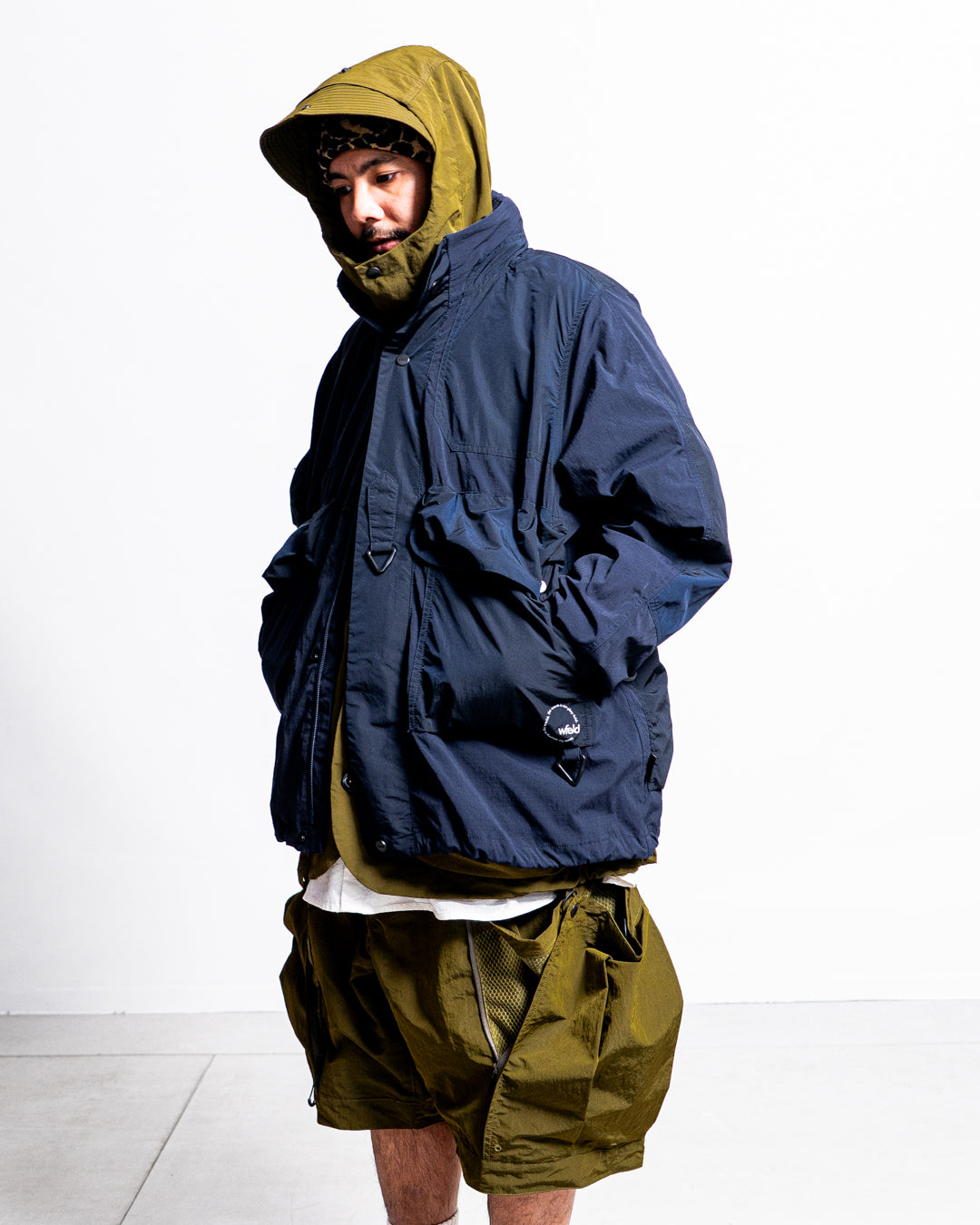 wfeld 2-Way Stretch Ripstop Mountain Short Jacket