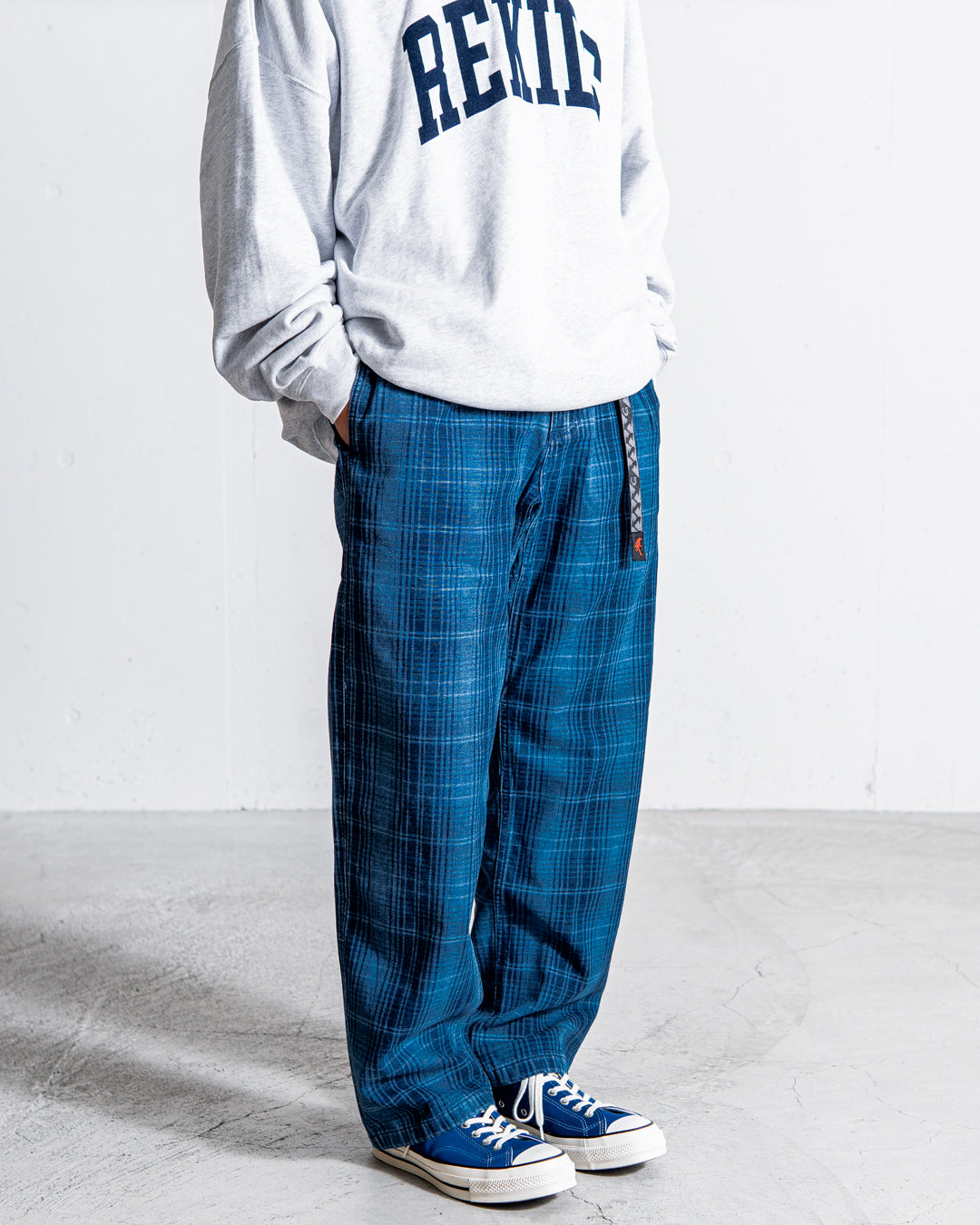 【Japan limited】Gramicci O.G DENIM PLAID PANT