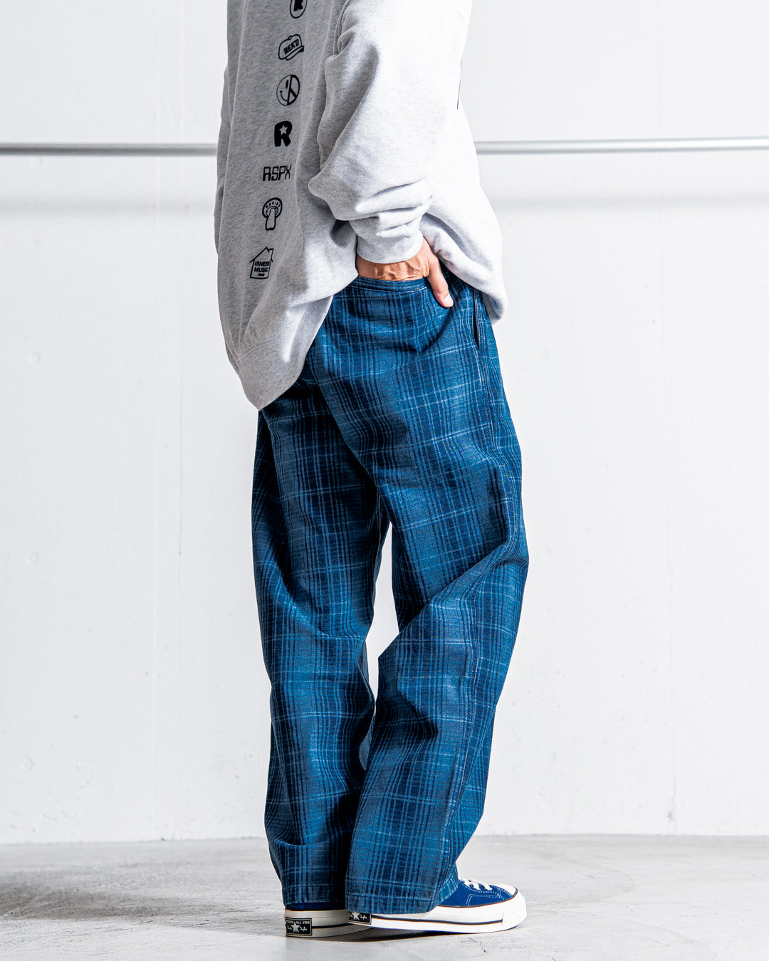 【Japan limited】Gramicci O.G DENIM PLAID PANT