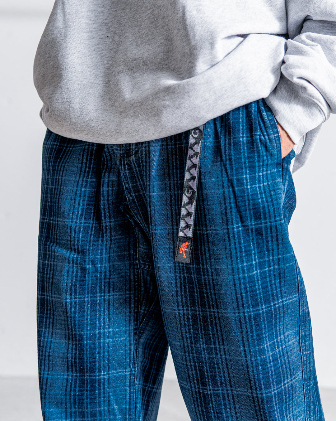 【Japan limited】Gramicci O.G DENIM PLAID PANT
