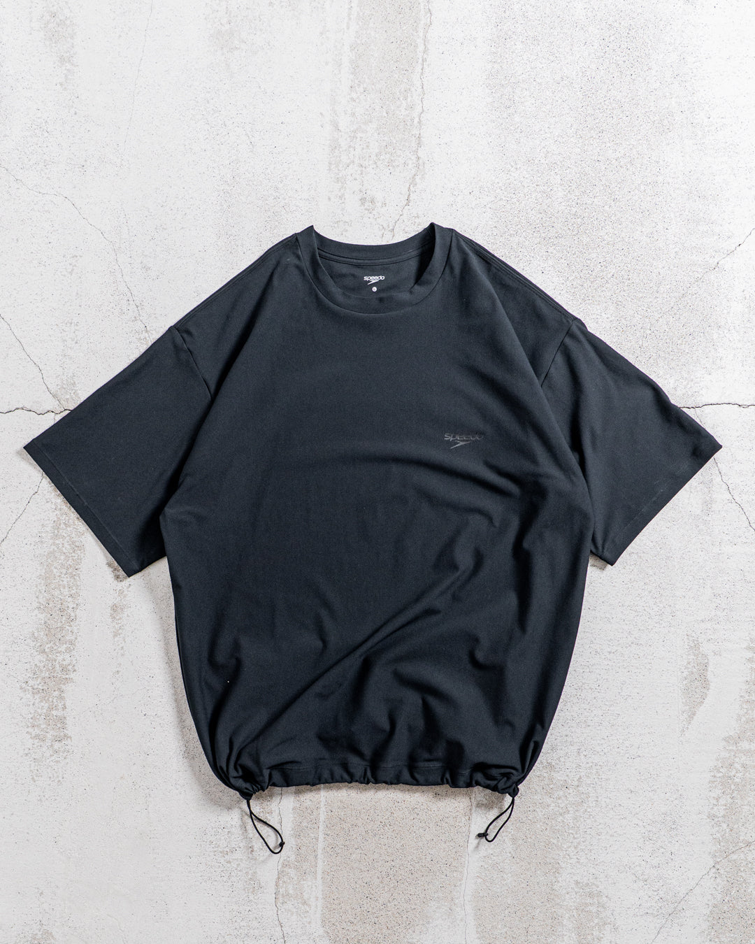 【Hybrid Tee / 水陸両用】Speedo (スピード) STAY FIT RASH GUARD CORD TEE