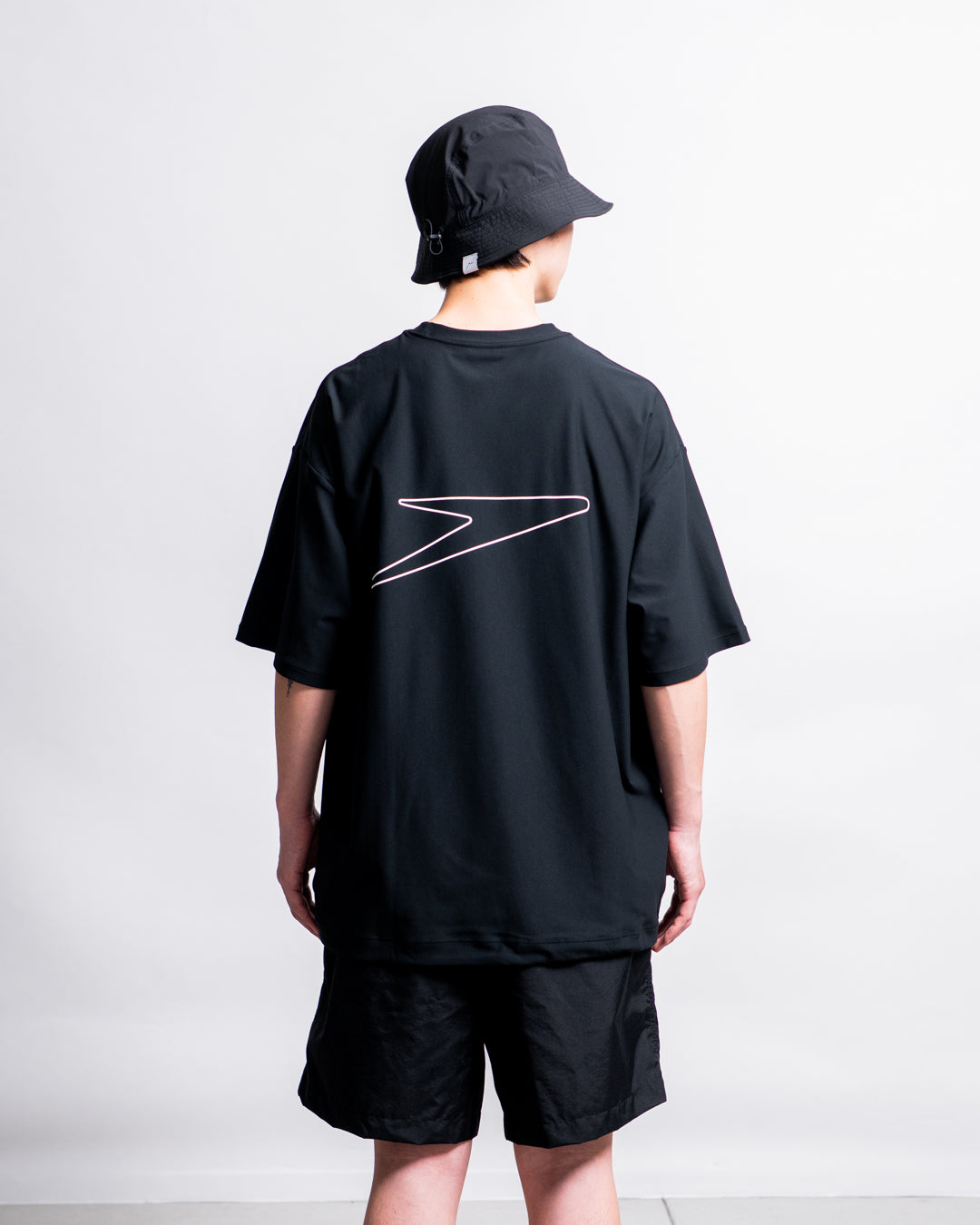 【Hybrid Tee / 水陸両用】Speedo (スピード) STAY FIT RASH GUARD CORD TEE