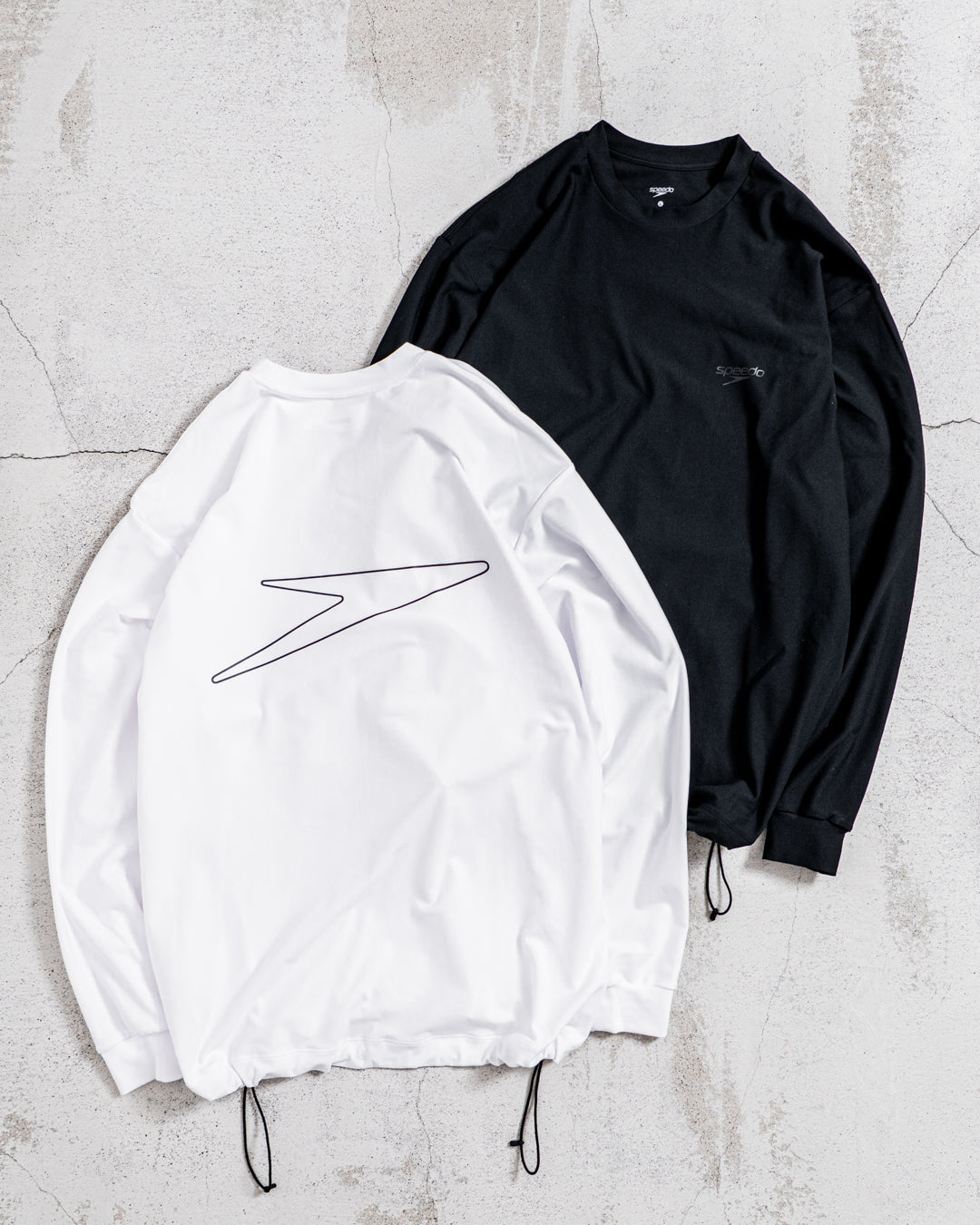 【Hybrid Tee / 水陸両用】Speedo (スピード) RASH GUARD CORD L/S TEE