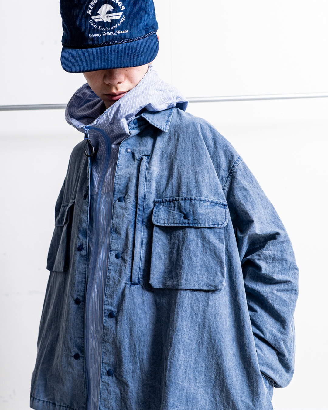is-ness Pigment-Dyed Long-Sleeve Shirt