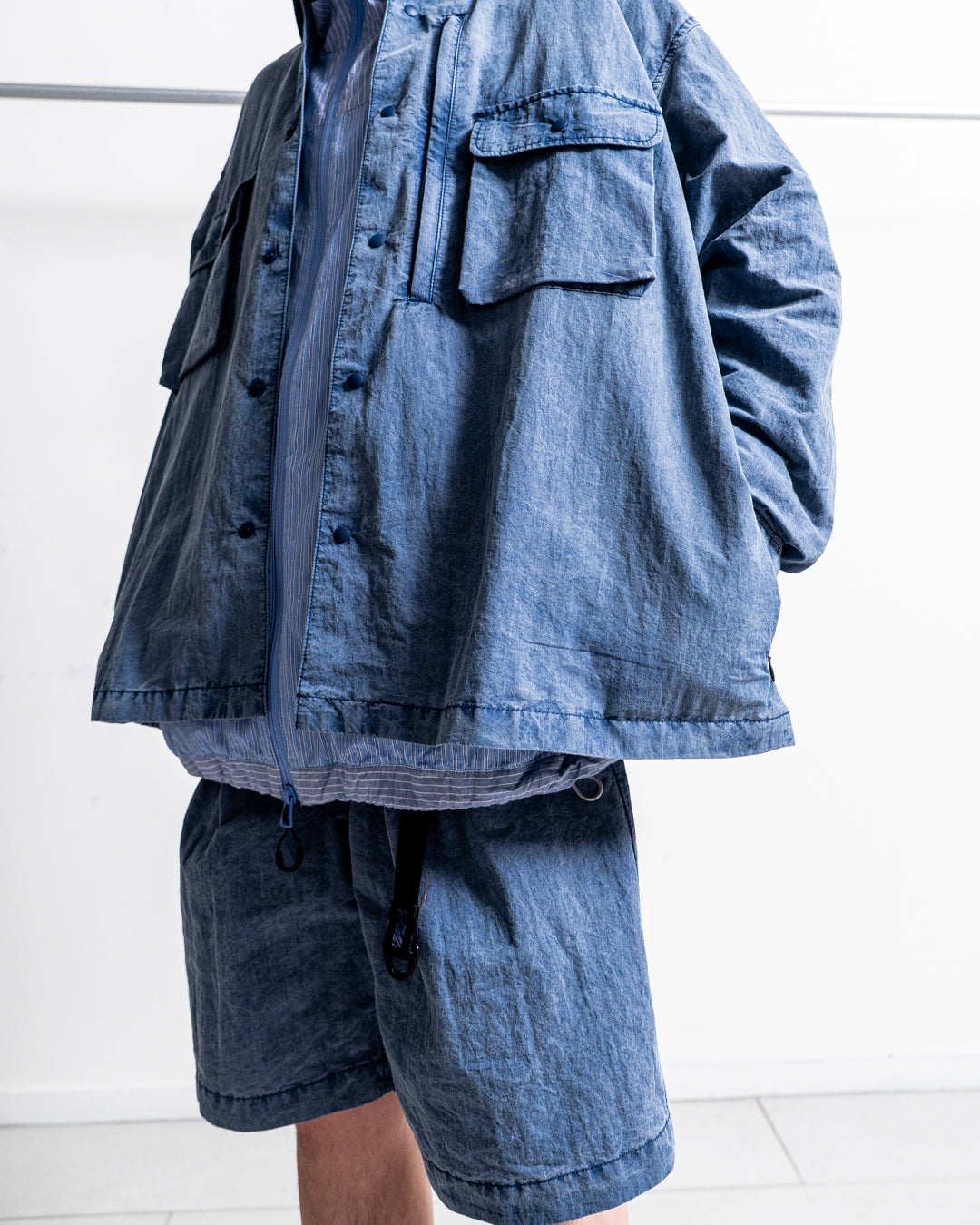 is-ness Pigment-Dyed Long-Sleeve Shirt