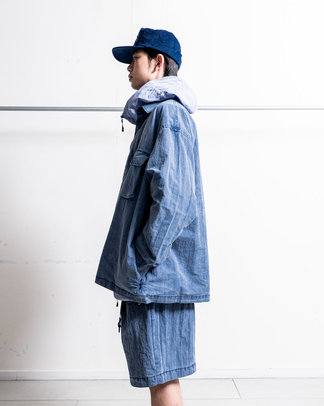 is-ness Pigment-Dyed Long-Sleeve Shirt