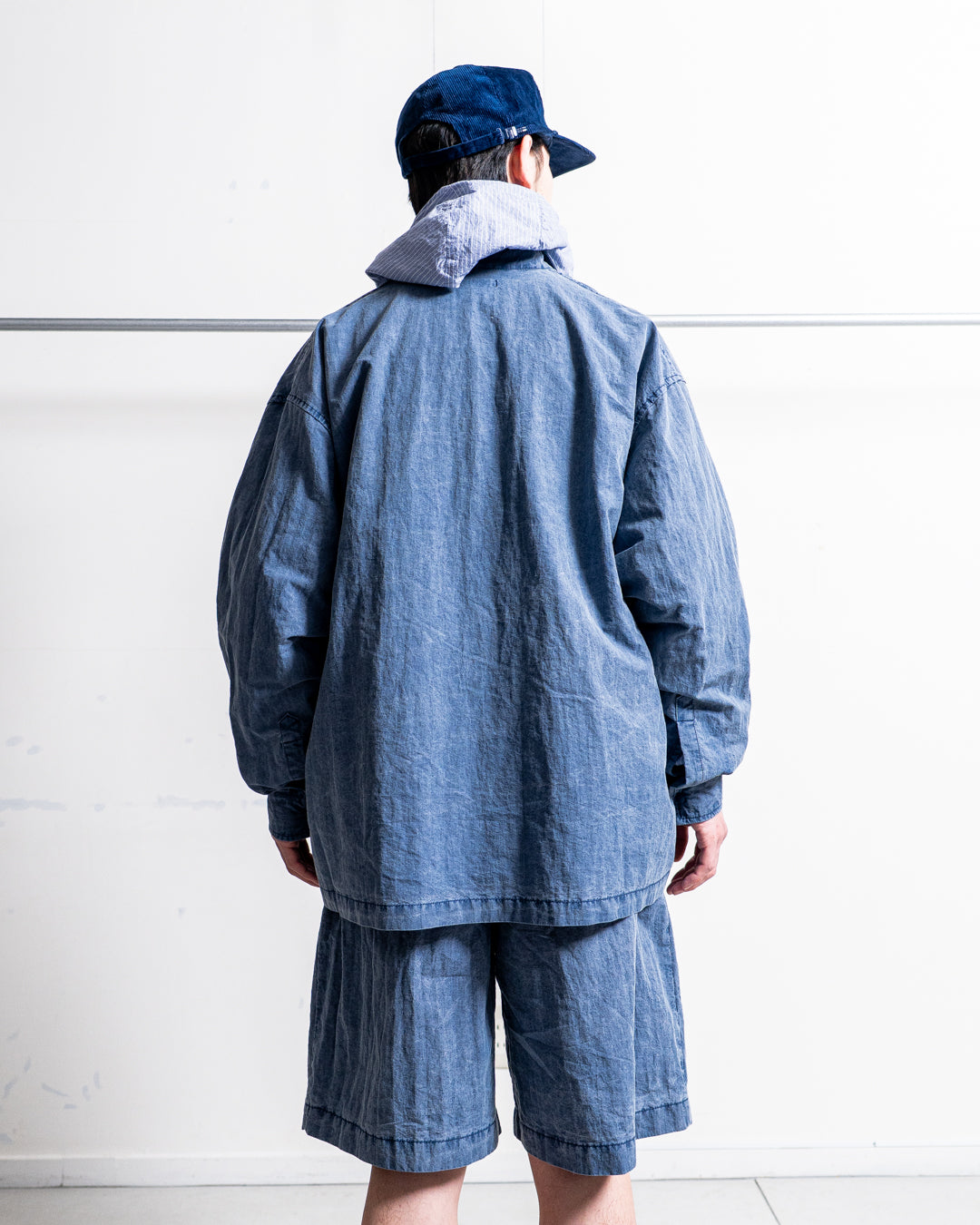 is-ness Pigment-Dyed Long-Sleeve Shirt