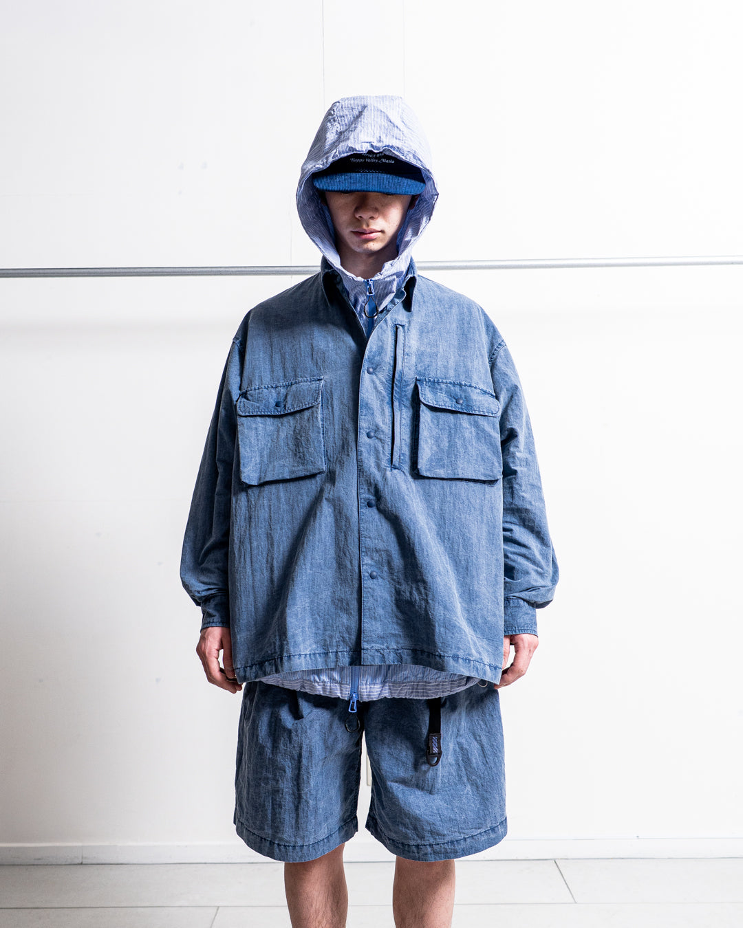 is-ness Pigment-Dyed Long-Sleeve Shirt