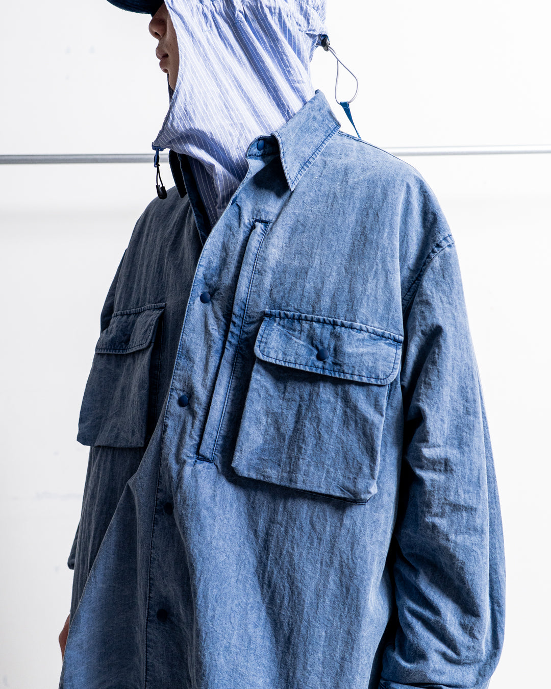is-ness Pigment-Dyed Long-Sleeve Shirt