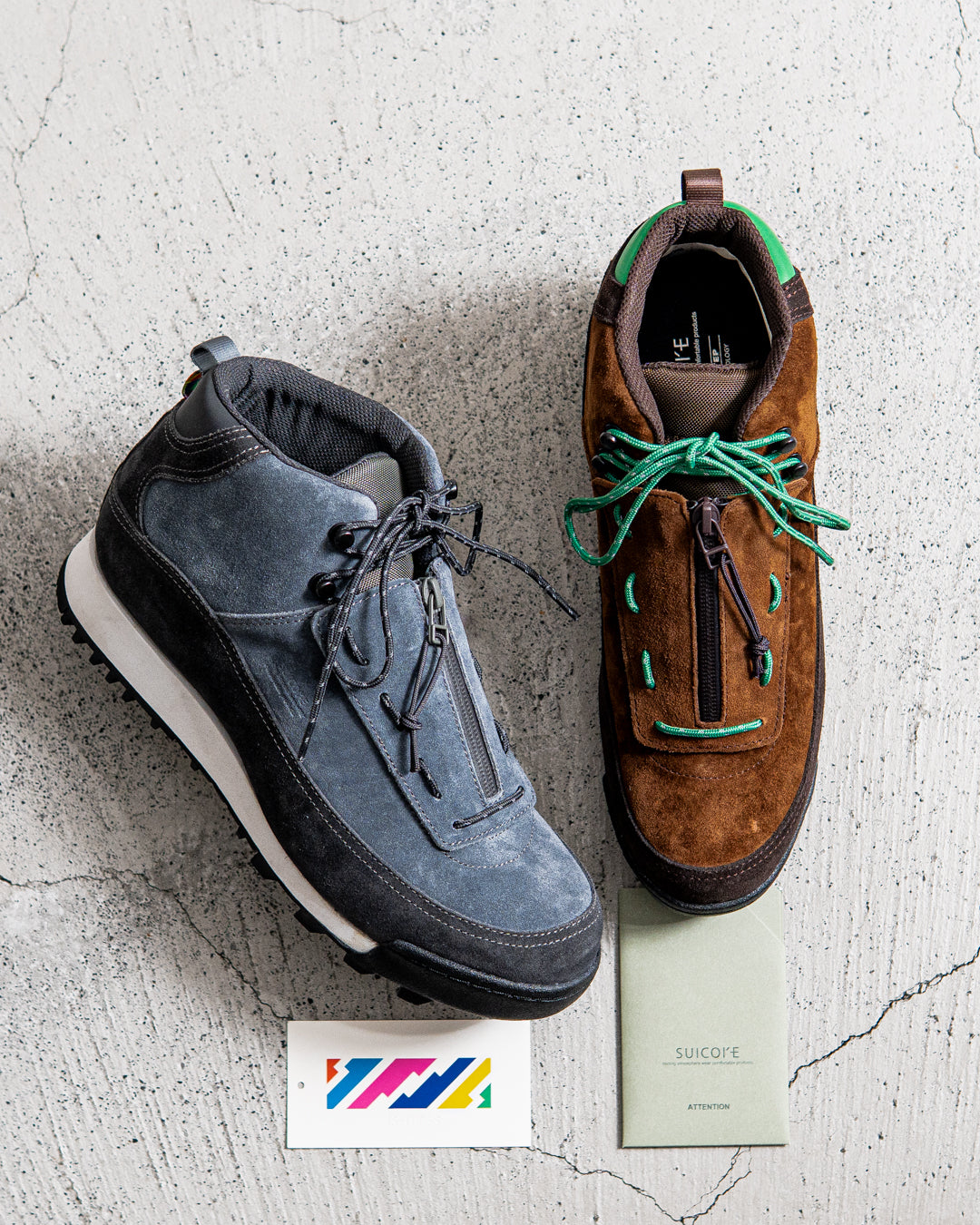 【collaboration】is-ness × SUICOKE FLOW-MID SHOES