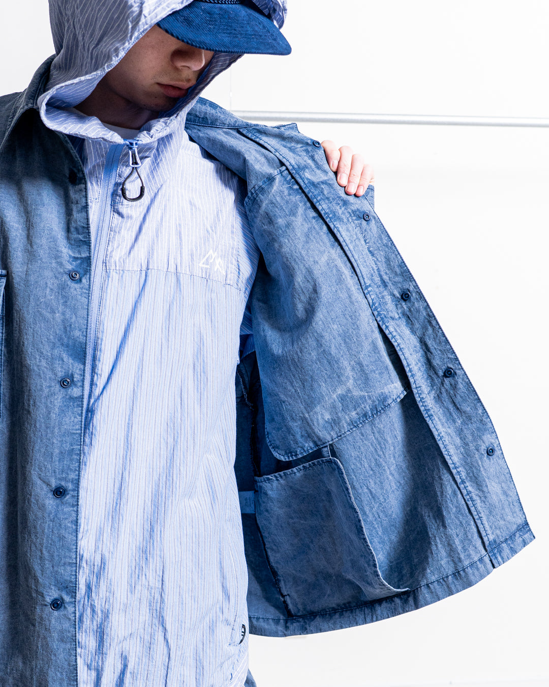 is-ness Pigment-Dyed Long-Sleeve Shirt