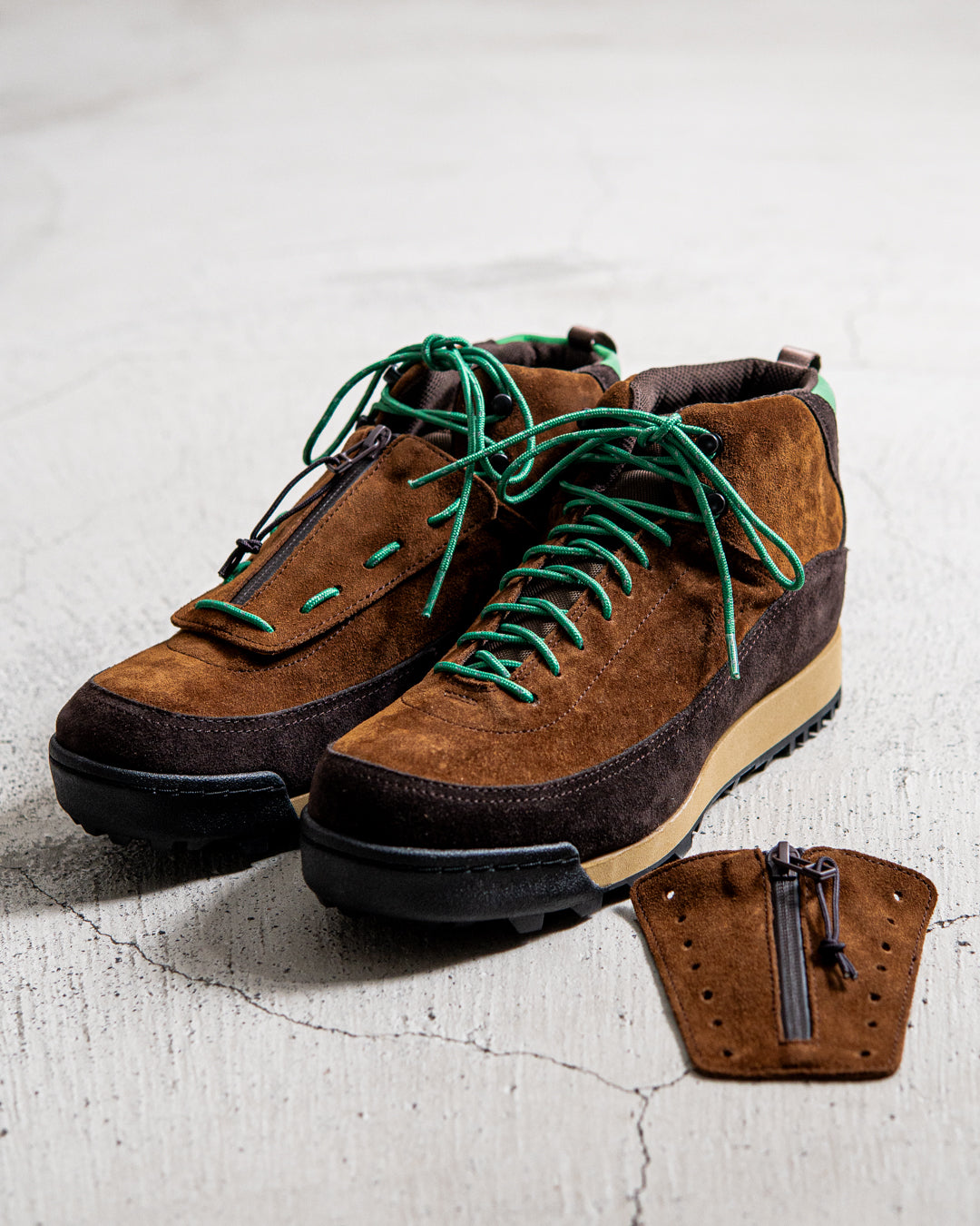 【collaboration】is-ness × SUICOKE FLOW-MID SHOES