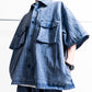 is-ness Pigment-Dyed Short-Sleeve Shirt