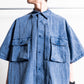 is-ness Pigment-Dyed Short-Sleeve Shirt