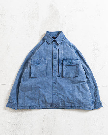 is-ness Pigment-Dyed Long-Sleeve Shirt