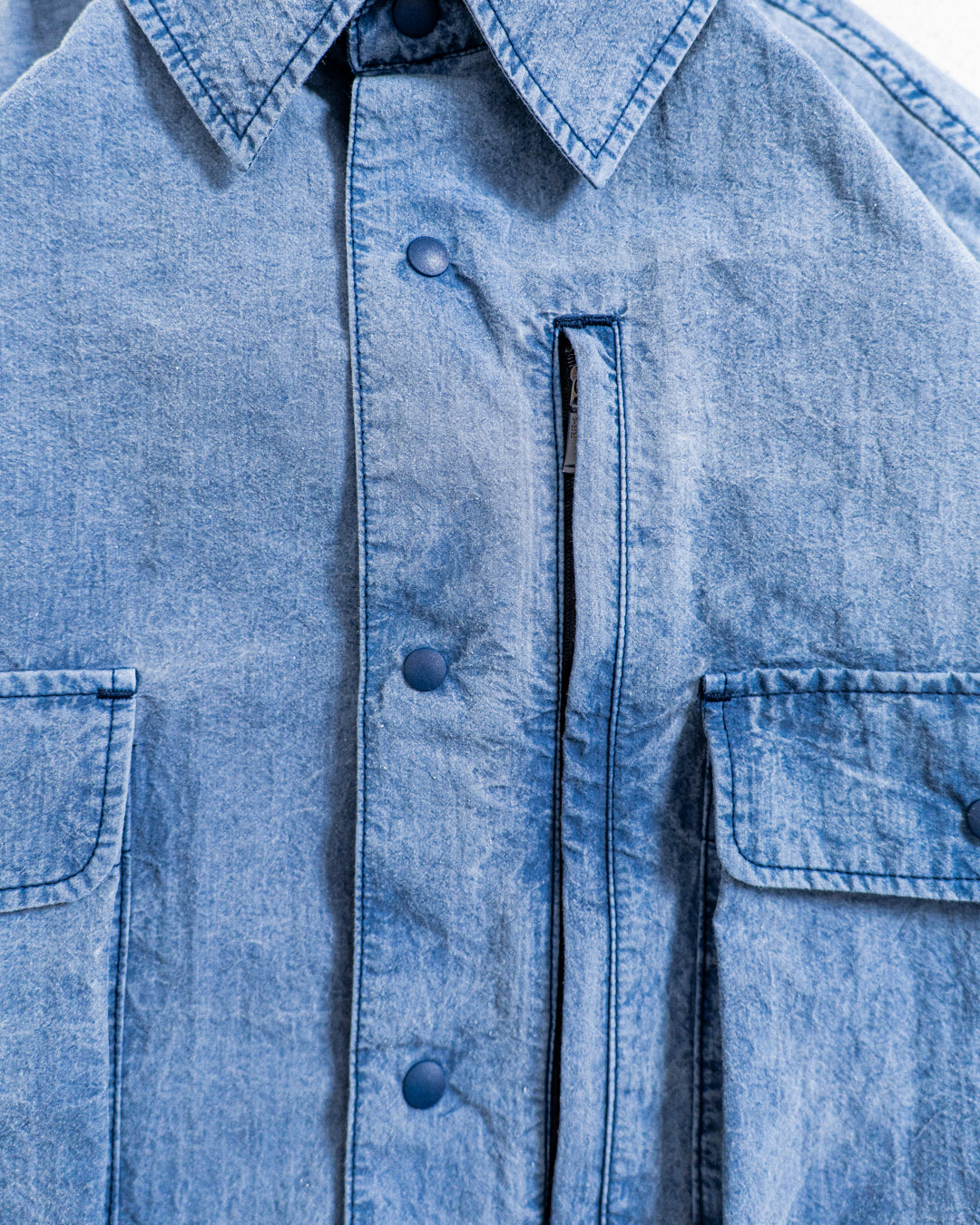 is-ness Pigment-Dyed Long-Sleeve Shirt