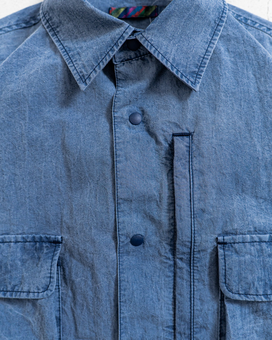 is-ness Pigment-Dyed Short-Sleeve Shirt