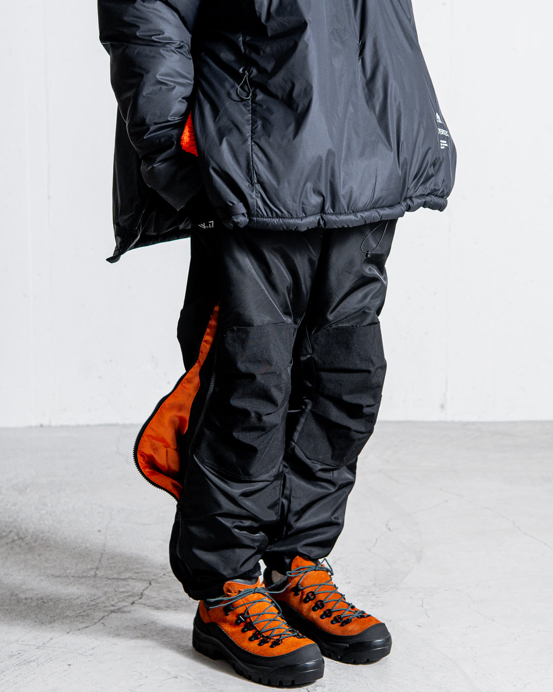 【Collaboration】norbit × Alpha industries Side-opening Padding Samue Pants