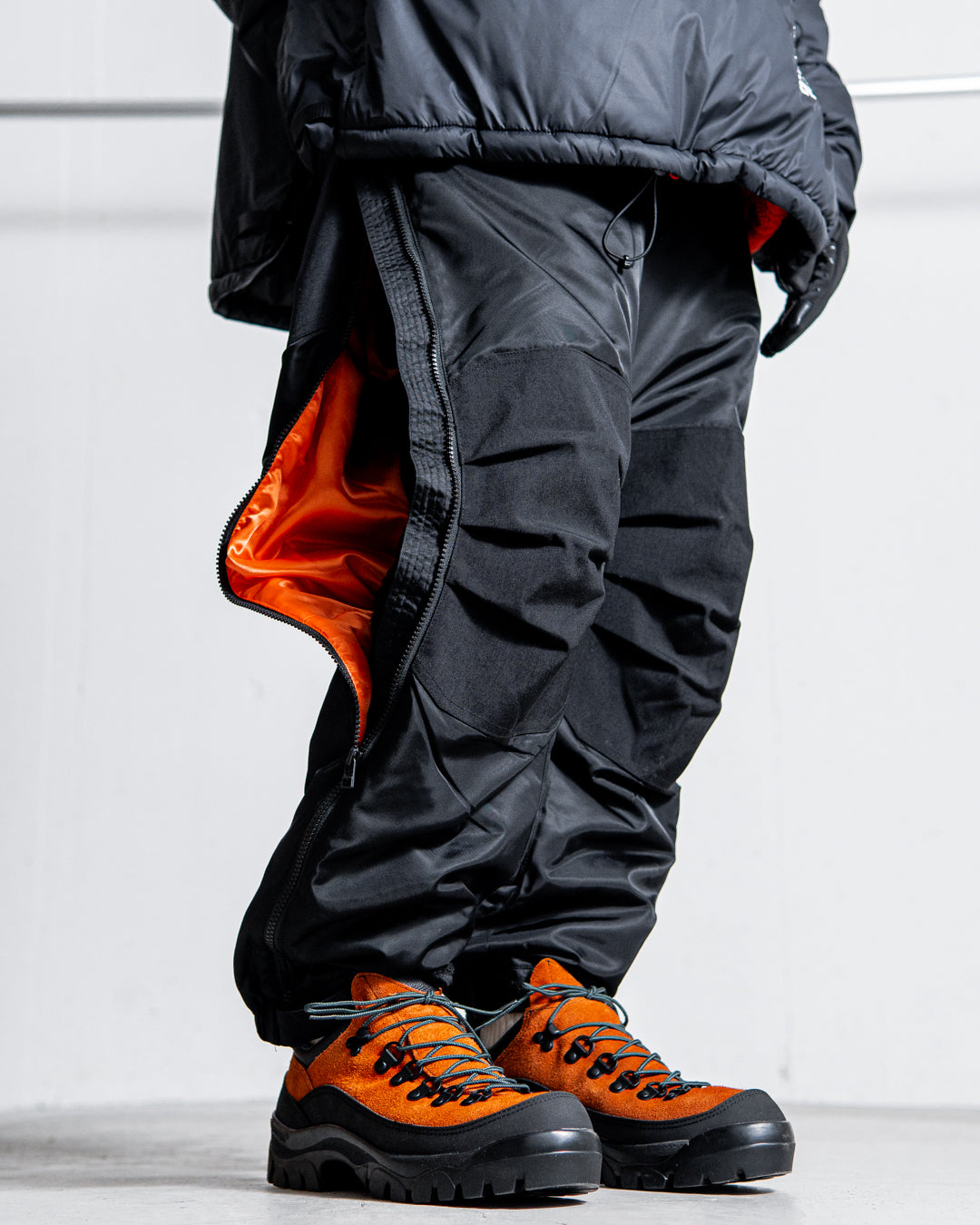 【Collaboration】norbit × Alpha industries Side-opening Padding Samue Pants