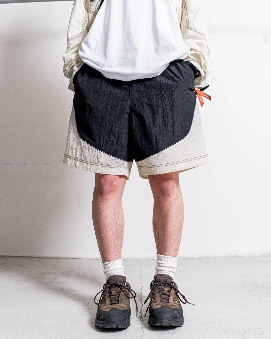 【collabolation】ROA × and wander ripstop wind short pants
