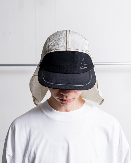 【collabolation】ROA × and wander ripstop ripstop wind cap