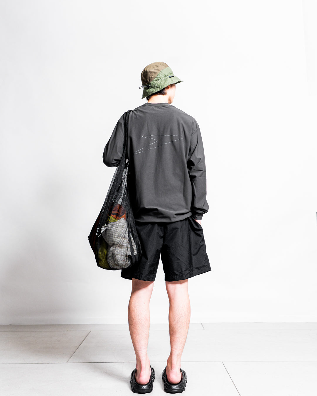 【Hybrid Tee / 水陸両用】Speedo (スピード) RASH GUARD CORD L/S TEE