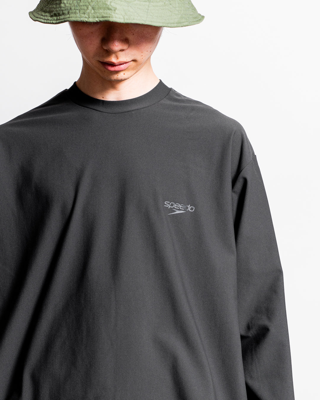 【Hybrid Tee / 水陸両用】Speedo (スピード) RASH GUARD CORD L/S TEE