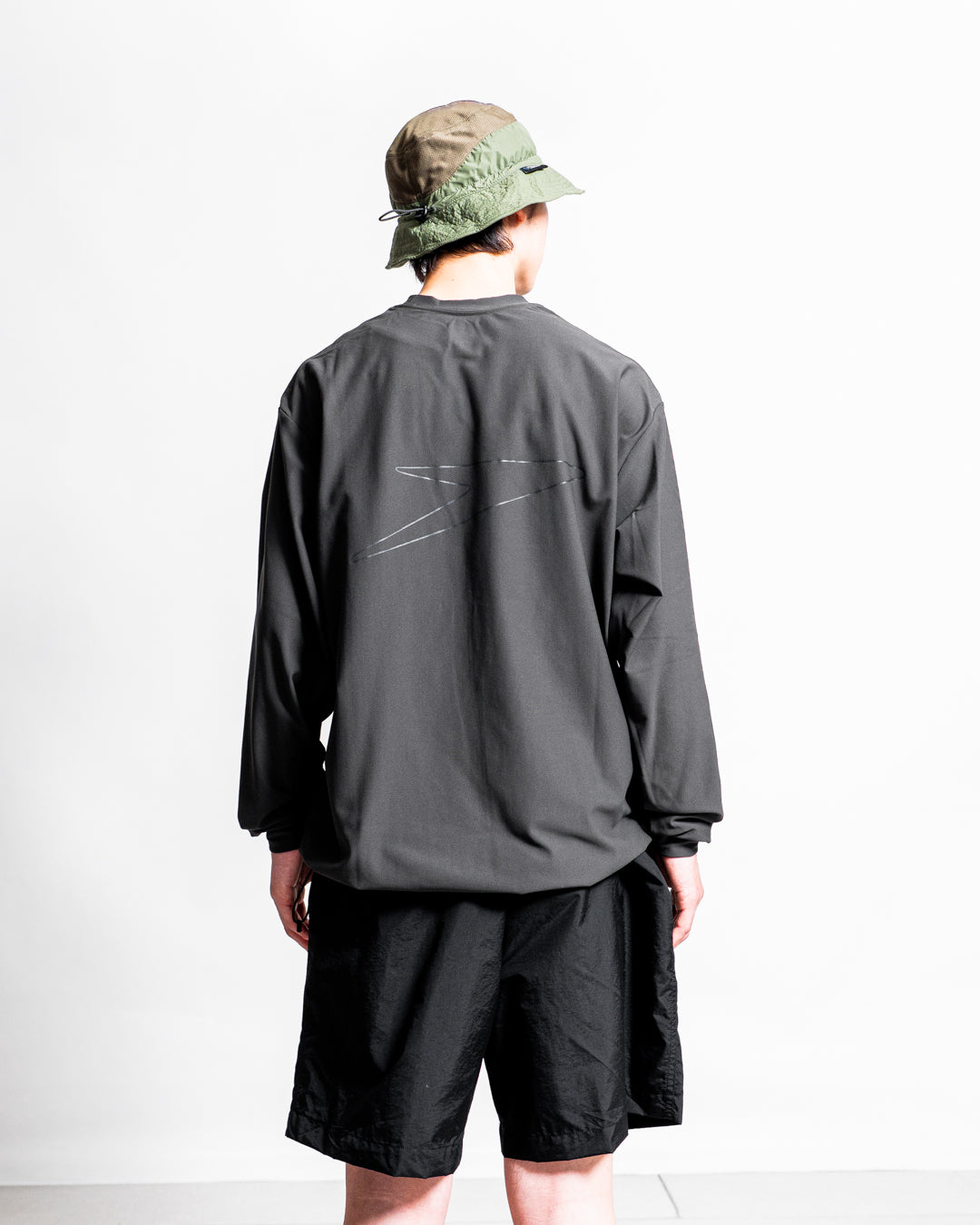 【Hybrid Tee / 水陸両用】Speedo (スピード) RASH GUARD CORD L/S TEE