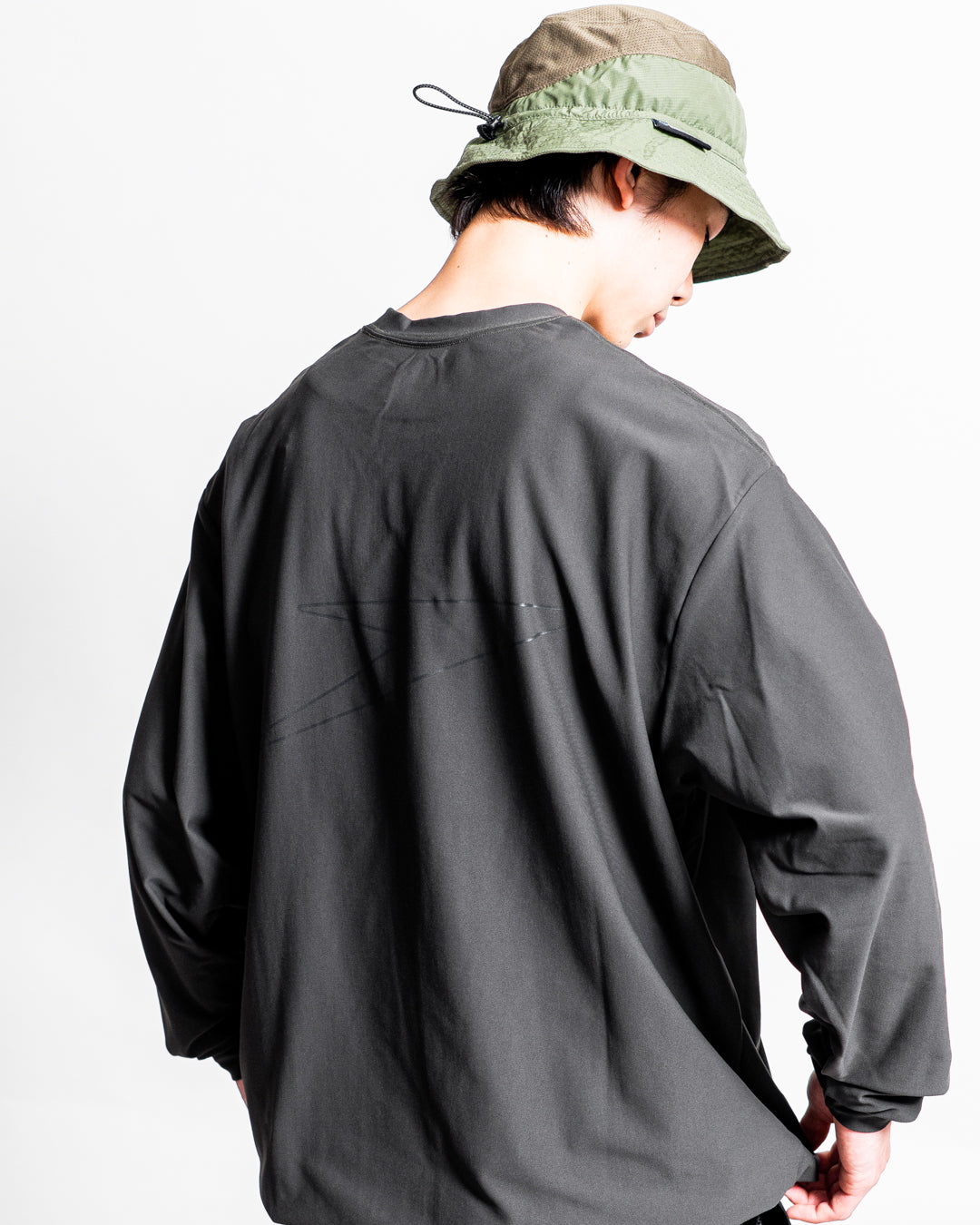 【Hybrid Tee / 水陸両用】Speedo (スピード) RASH GUARD CORD L/S TEE