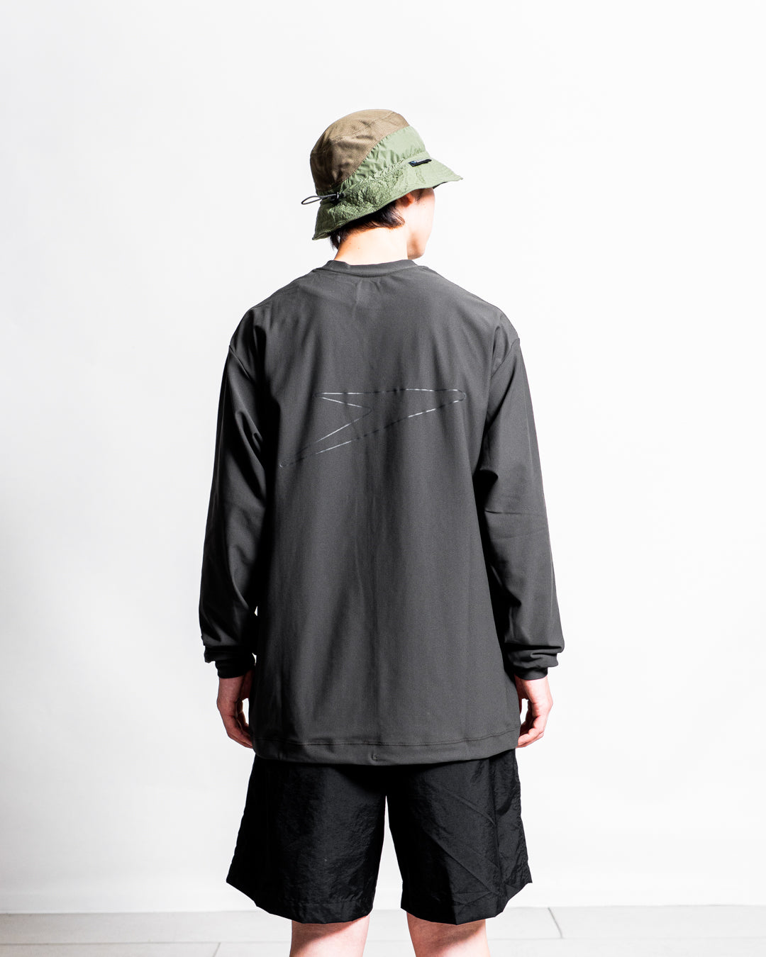 【Hybrid Tee / 水陸両用】Speedo (スピード) RASH GUARD CORD L/S TEE