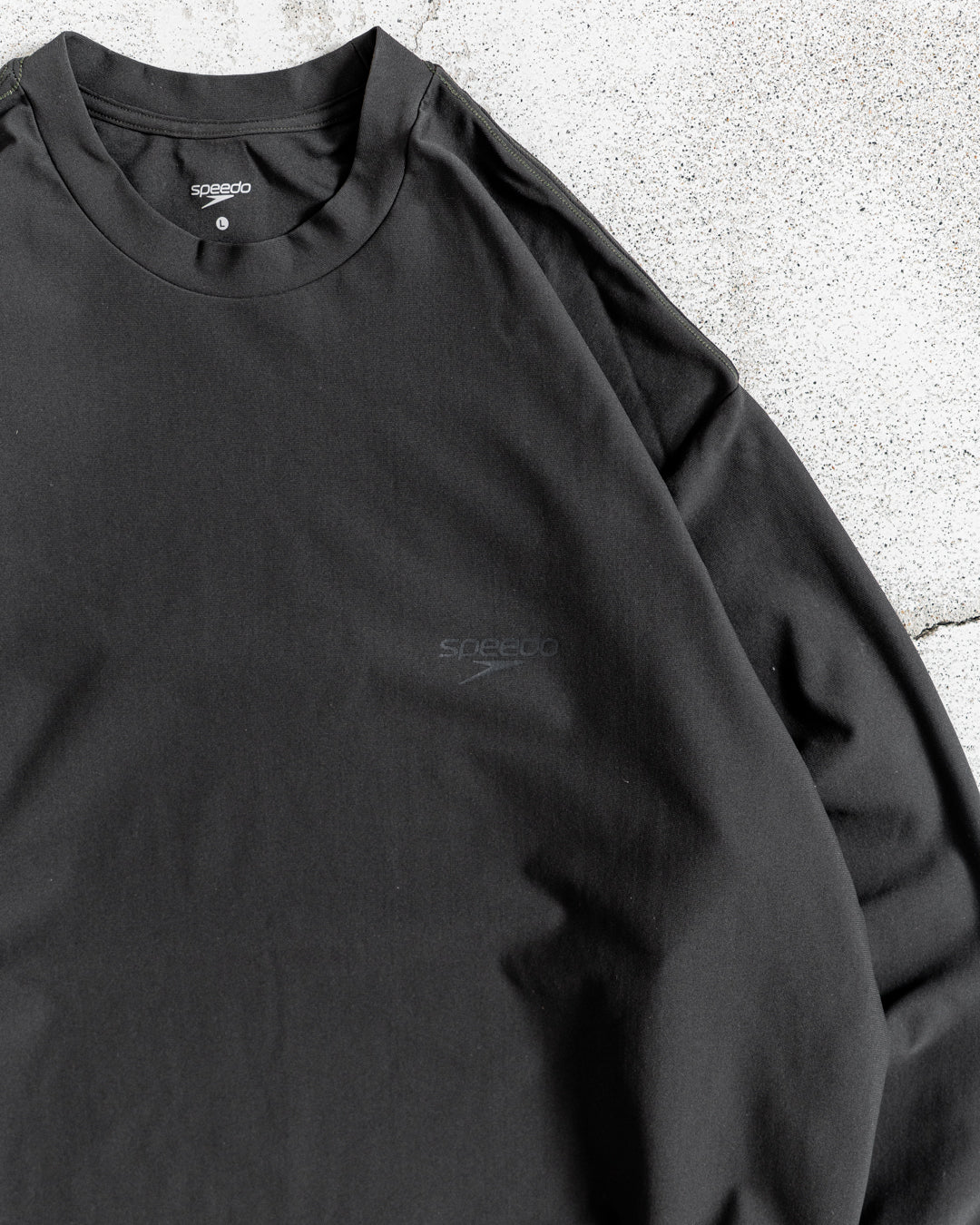 【Hybrid Tee / 水陸両用】Speedo (スピード) RASH GUARD CORD L/S TEE