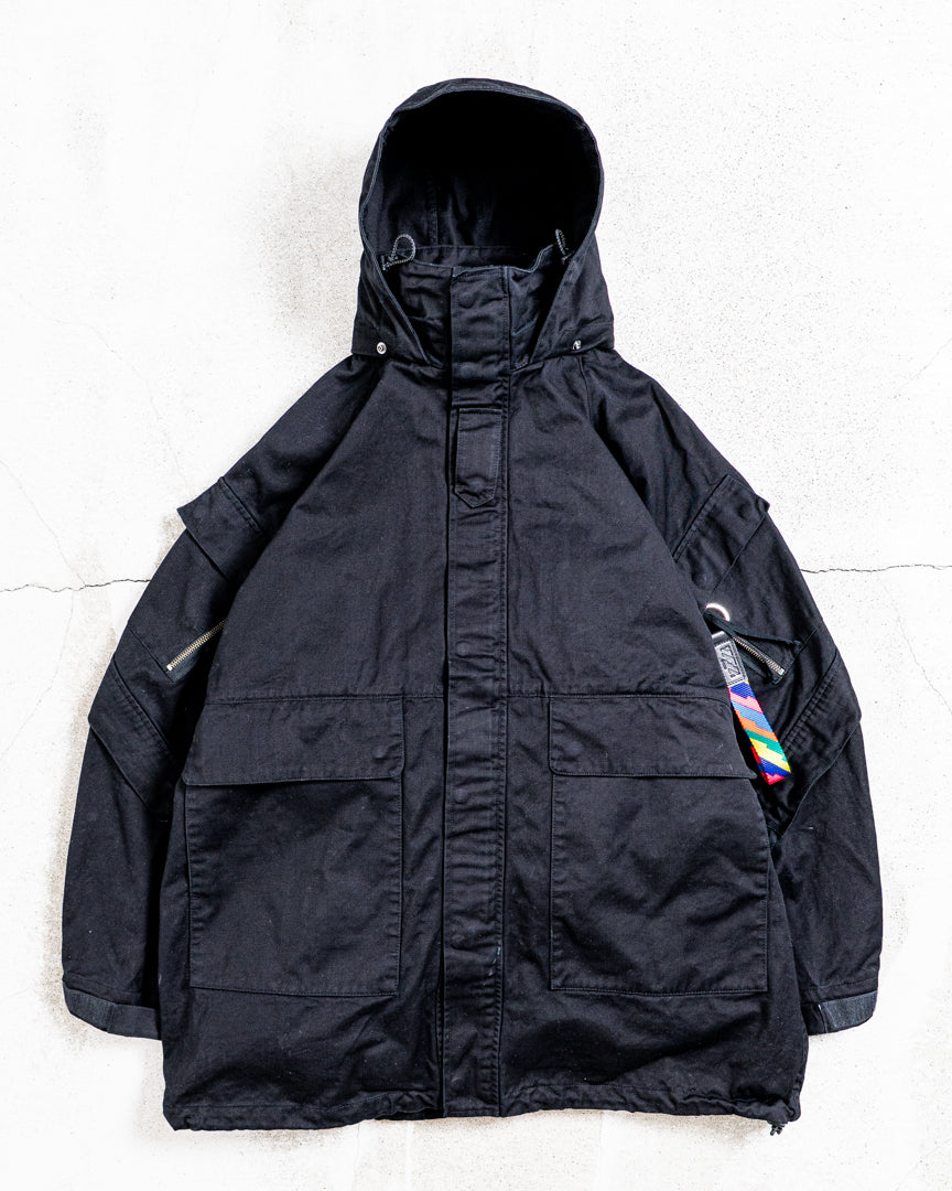 【10.24 sat 0:00 release】is-ness Ventilation Military Coat