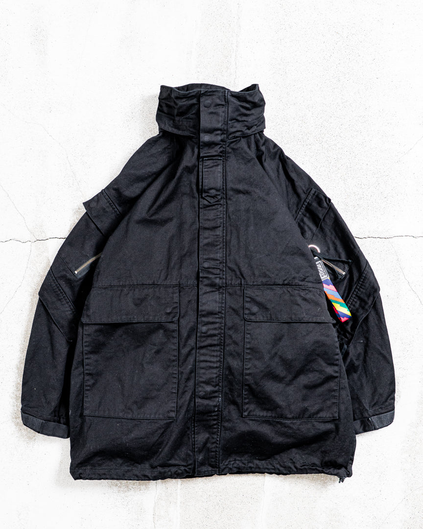 【10.24 sat 0:00 release】is-ness Ventilation Military Coat