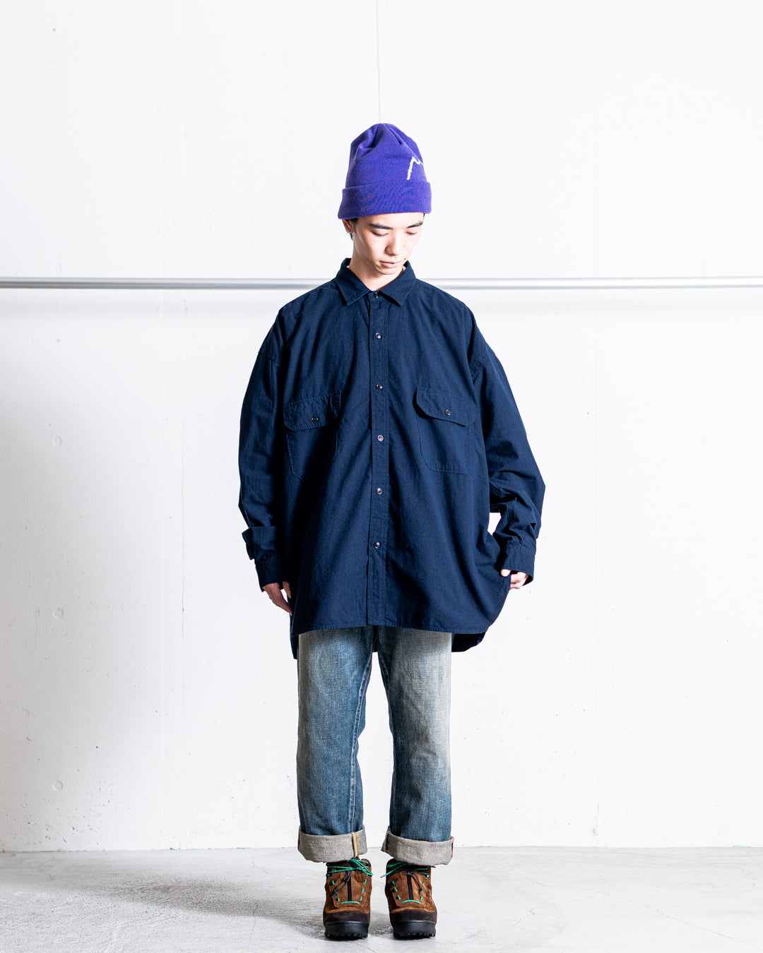 SANMONT Cotton Silk Work Shirt